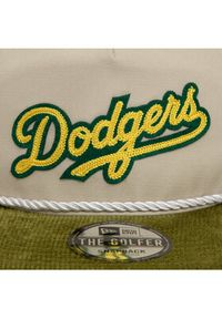 New Era Czapka z daszkiem Cord Golfer La Dodgers 60435062 Beżowy. Kolor: beżowy. Materiał: materiał