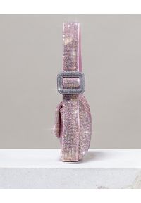 BENEDETTA BRUZZICHES - Kryształowa torebka na ramię Monique Small Light Rose. Kolor: różowy, wielokolorowy, fioletowy. Rodzaj torebki: na ramię #7