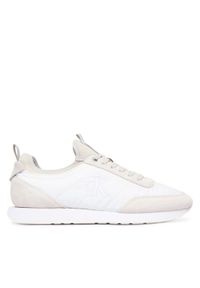 Calvin Klein Sneakersy Retro Runner YM0YM01414 Kremowy. Kolor: kremowy. Materiał: materiał #1