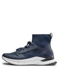 Calvin Klein Sneakersy Recycled High-Top Sock Trainers HM0HM00760 Granatowy. Kolor: niebieski. Materiał: materiał #7