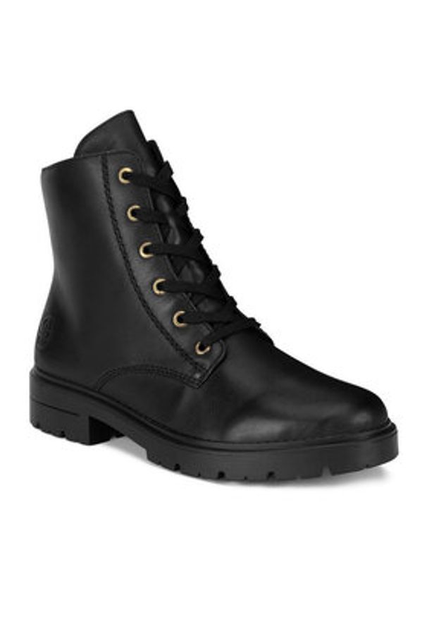 Rieker Trzewiki Z2841-00 Czarny. Kolor: czarny. Materiał: skóra