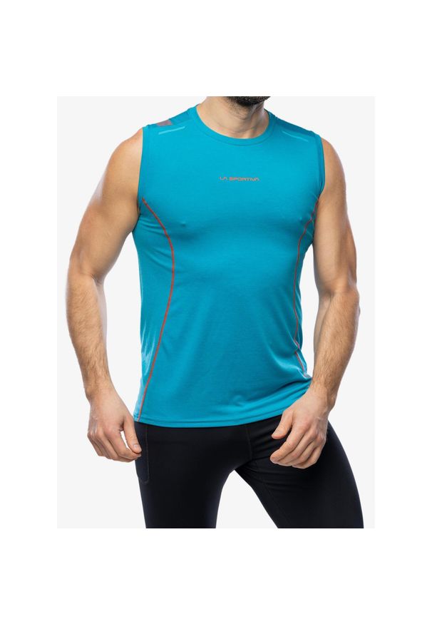 LA SPORTIVA - Koszulka do biegania męska La Sportiva Tracer Tank. Kolor: zielony