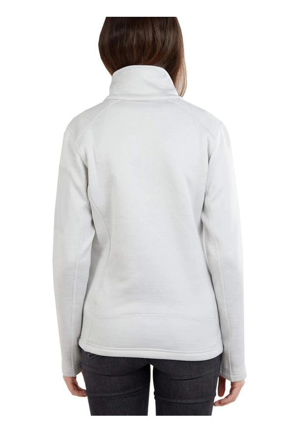 FUNDANGO - Sweter polarowy damski Fundango Antila Fleece. Kolor: biały. Materiał: polar. Sezon: zima. Sport: turystyka piesza