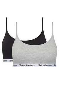 Juicy Couture Komplet 2 biustonoszy topów JCTBT125973 Kolorowy. Materiał: bawełna. Wzór: kolorowy
