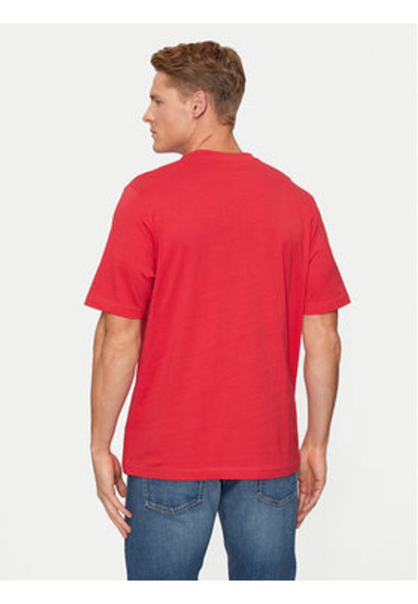 Kappa T-Shirt Logo Korpo Cromen 303HZ70 Czerwony Regular Fit. Kolor: czerwony. Materiał: bawełna