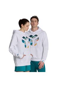 Arena - Bluza sportowa Planet Water Hooded Sweat z kapturem. Typ kołnierza: kaptur. Kolor: biały