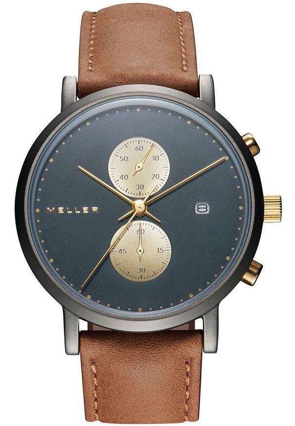 MELLER - Zegarek męski Meller 4GO-1CAMEL brązowy. Kolor: brązowy