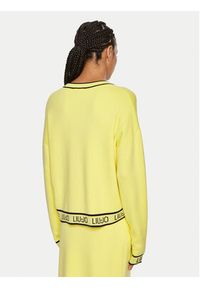 Liu Jo Sport Sweter TF4049 MS59L Żółty Relaxed Fit. Kolor: żółty. Materiał: syntetyk. Styl: sportowy #4