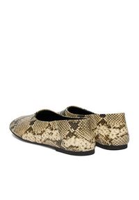 Gino Rossi - GINO ROSSI Baleriny EO-V2127-191 Beżowy. Kolor: beżowy. Materiał: skóra #6