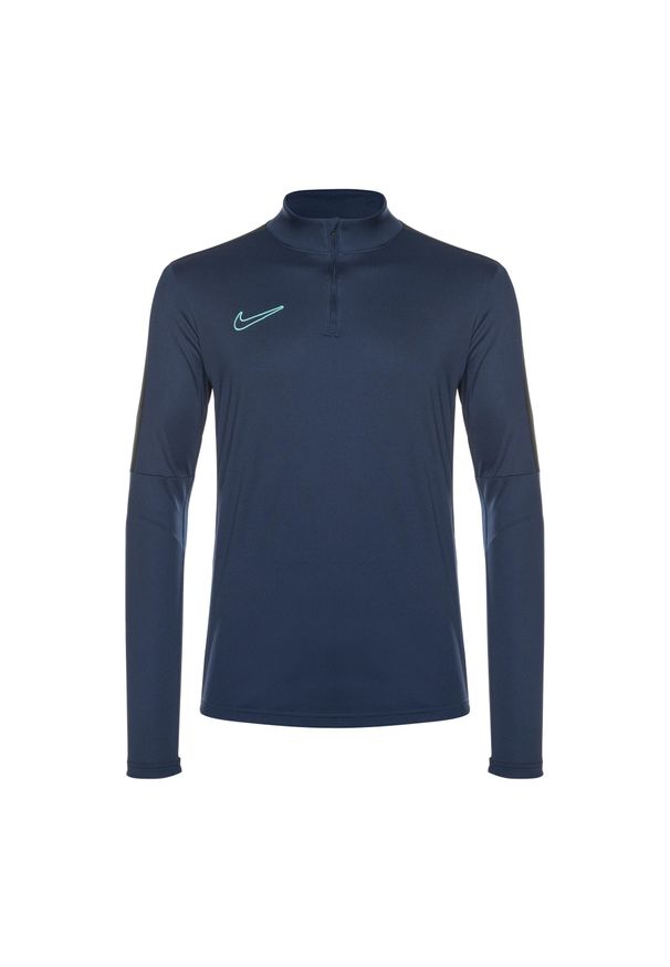 Longsleeve piłkarski męski Nike Academy Dri-Fit 1/2-Zip. Kolor: niebieski. Długość rękawa: długi rękaw