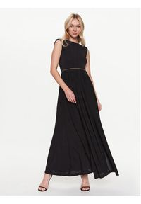 Rinascimento Sukienka koktajlowa CFC0112920003 Czarny Regular Fit. Kolor: czarny. Materiał: syntetyk. Styl: wizytowy #4