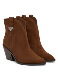 Pepe Jeans Kowbojki Gina City W PLS500013 Brązowy. Kolor: brązowy. Materiał: zamsz, skóra #6