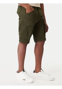 G-Star RAW - G-Star Raw Szorty materiałowe Rovic Zip D26214-5126 6059 Khaki Relaxed Fit. Kolor: brązowy. Materiał: bawełna #1