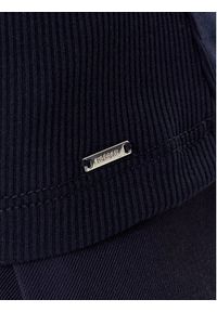 Morgan Bluzka 251-DELI Granatowy Slim Fit. Kolor: niebieski. Materiał: syntetyk #4