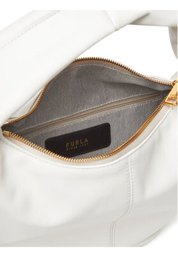Furla Torebka Ring WB01676 BX3168 1704S Biały. Kolor: biały. Materiał: skórzane