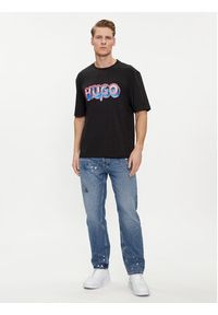 Hugo T-Shirt Nillumi 50515278 Czarny Regular Fit. Kolor: czarny. Materiał: bawełna #2