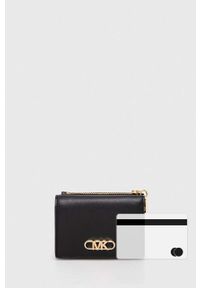 MICHAEL Michael Kors portfel skórzany damski kolor czarny. Kolor: czarny. Materiał: skóra #3