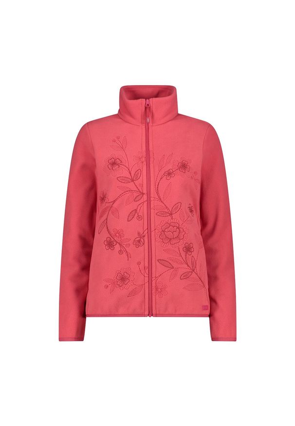 Bluza damska turystyczna CMP 34H0436. Kolor: czerwony. Styl: sportowy. Sport: turystyka piesza