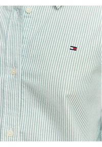 TOMMY HILFIGER - Tommy Hilfiger Koszula WW0WW46111 Zielony jasny Relaxed Fit. Kolor: zielony. Materiał: bawełna #5