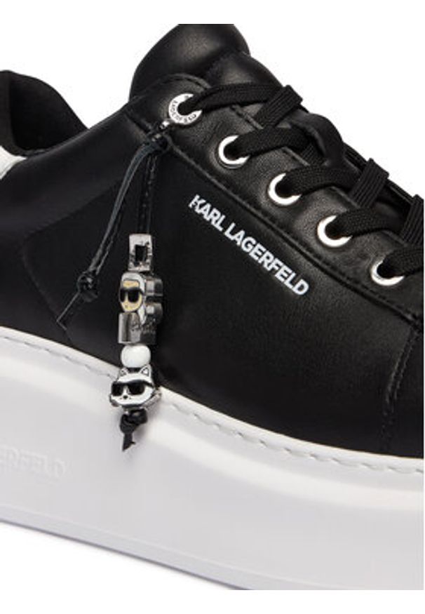 Karl Lagerfeld - KARL LAGERFELD Sneakersy Anakapri KL63516 Czarny. Kolor: czarny. Materiał: skóra