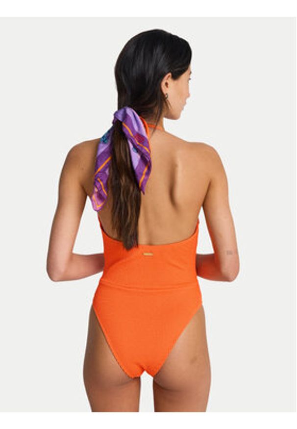 Billabong Strój kąpielowy EBJX100115 Pomarańczowy. Kolor: pomarańczowy. Materiał: syntetyk