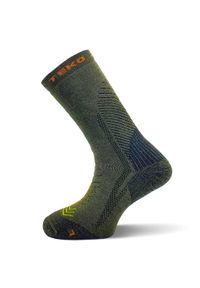 TEKO - Skarpety sportowe z wełną merino Teko ecoHIKE Discovery Light Half Cushion 2.0. Kolor: szary. Materiał: wełna