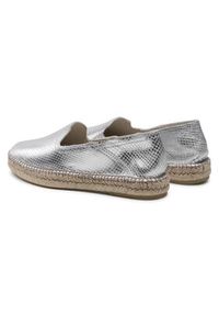 Badura Espadryle 6401-69-203 Srebrny. Kolor: srebrny. Materiał: skóra #2