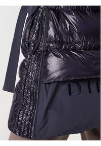 DIEGO M - Diego M Płaszcz zimowy 22IM-R432 Granatowy Slim Fit. Kolor: niebieski. Materiał: syntetyk. Sezon: zima #5