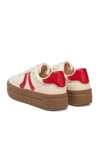 DeeZee Sneakersy AM2518 Beżowy. Kolor: beżowy. Materiał: skóra #5