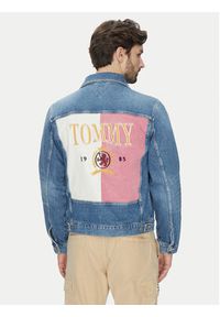 Tommy Jeans Kurtka jeansowa Ryan DM0DM21860 Niebieski Regular Fit. Kolor: niebieski. Materiał: bawełna