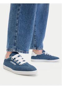 Love Moschino - LOVE MOSCHINO Sneakersy JA15142G1OJO5700 Niebieski. Kolor: niebieski. Materiał: materiał #5