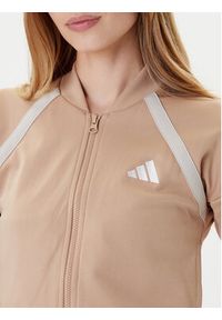Adidas - adidas Dres Teamsport JX0529 Beżowy Regular Fit. Kolor: beżowy. Materiał: dresówka