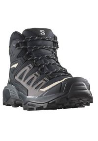 salomon - Buty trekkingowe damskie Salomon X Ultra Mid 360 Gtx Gore-tex. Wysokość cholewki: za kostkę. Zapięcie: sznurówki. Kolor: czarny. Materiał: materiał. Szerokość cholewki: normalna