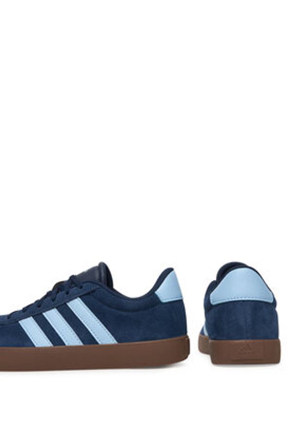 Adidas - adidas Sneakersy Vl Court 3.0 KI6489 Granatowy. Kolor: niebieski. Materiał: zamsz, skóra