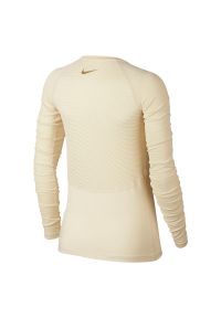 Koszulka Nike Pro Warm W AO9226. Materiał: materiał. Długość rękawa: długi rękaw. Technologia: Dri-Fit (Nike). Długość: długie. Sport: fitness #2