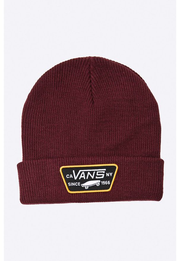 Vans - Czapka. Kolor: czerwony