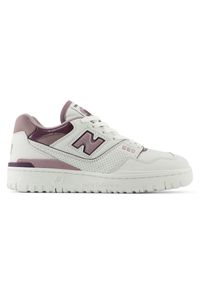 Buty damskie New Balance BBW550EF – białe. Kolor: biały. Materiał: skóra. Szerokość cholewki: normalna #1