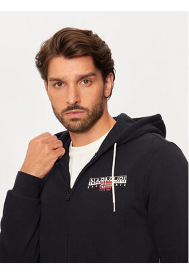 Napapijri Bluza B-Alymer NP0A4I1E Czarny Regular Fit. Kolor: czarny. Materiał: bawełna