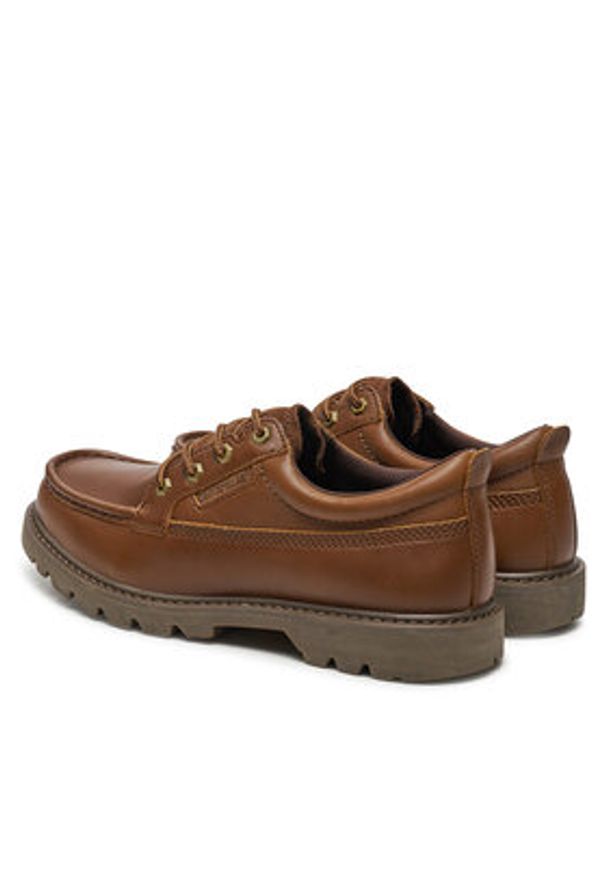 CAT Footwear Półbuty Colorado Moc Toe Low P726071 Brązowy. Kolor: brązowy. Materiał: skóra