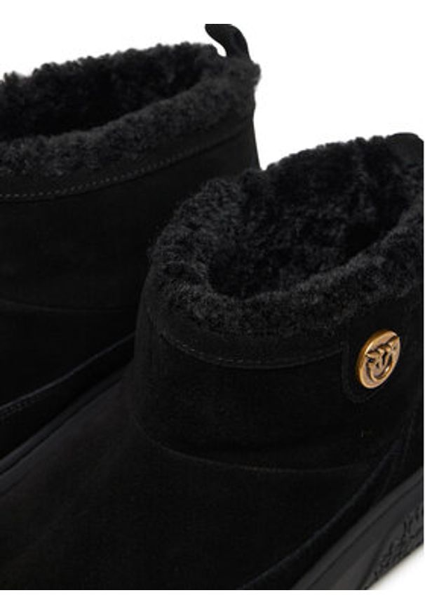 Pinko - PINKO Śniegowce YOKO 22 Czarny. Kolor: czarny. Materiał: zamsz, skóra