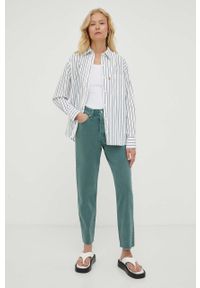Levi's® - Levi's koszula bawełniana damska kolor biały relaxed z kołnierzykiem klasycznym. Okazja: na spotkanie biznesowe. Typ kołnierza: kołnierzyk klasyczny. Kolor: biały. Materiał: bawełna. Długość: długie. Styl: klasyczny #3