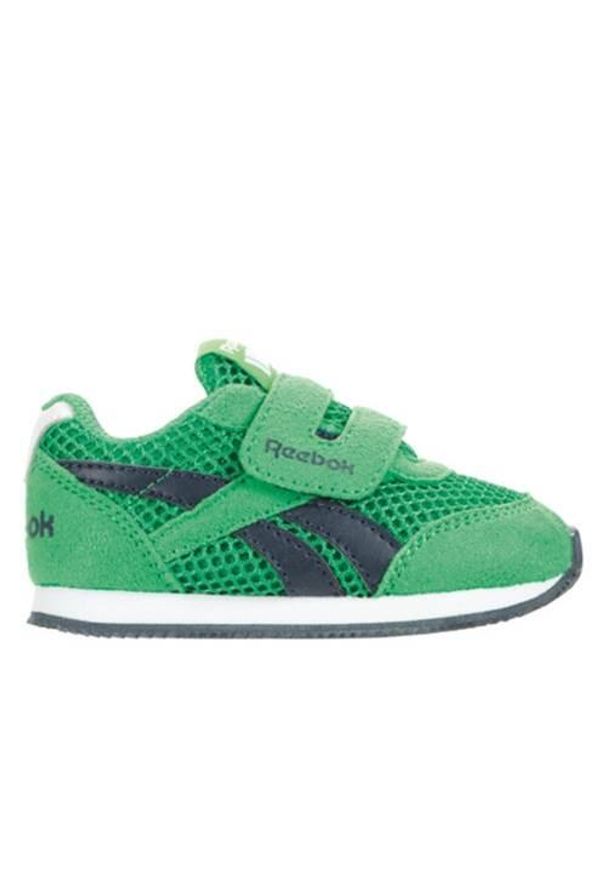 Buty do chodzenia niemowlęce Reebok Royal Cljog 2RS. Kolor: zielony. Materiał: tkanina, materiał, syntetyk. Szerokość cholewki: normalna. Model: Reebok Royal. Sport: turystyka piesza