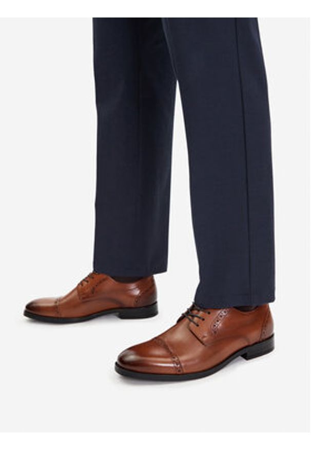 Lasocki Półbuty CEO-PALMER-02 MI08 Brązowy. Kolor: brązowy. Materiał: skóra