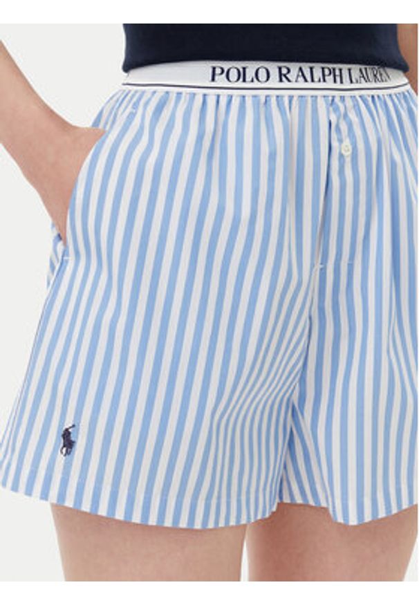 Polo Ralph Lauren Szorty piżamowe 4P7015 Niebieski Regular Fit. Kolor: niebieski. Materiał: bawełna