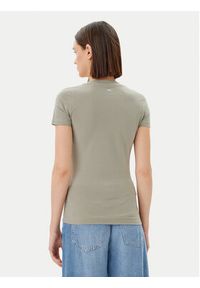 Guess T-Shirt W5GI10 J1314 Zielony Slim Fit. Kolor: zielony. Materiał: bawełna