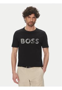 BOSS T-Shirt Glamping 50537834 Czarny Regular Fit. Kolor: czarny. Materiał: bawełna #1