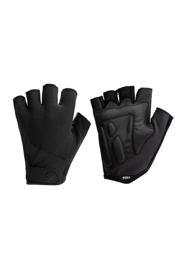 ROGELLI - Rękawiczki rowerowe męskie Rogelli Essential. Kolor: czarny. Sport: kolarstwo