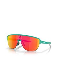 Męskie okulary przeciwsłoneczne Oakley® Corridor w kolorze czerwonym. Kolor: czerwony, zielony, wielokolorowy. Sport: turystyka piesza