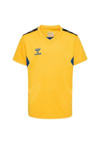 Koszulka dla dzieci Hummel Authentic PL. Kolor: żółty, pomarańczowy, niebieski, wielokolorowy. Sport: piłka nożna #1