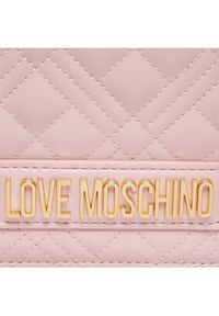 Love Moschino - LOVE MOSCHINO Torebka JC4079PP1ILA0601 Różowy. Kolor: różowy. Materiał: skórzane
